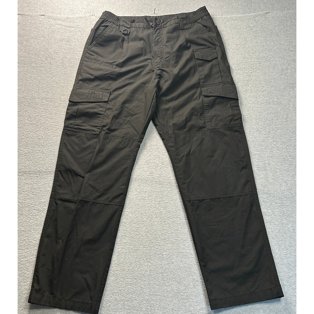 Propper Tactical Cargo Pants Mens 38x34 Black Ripstop Utility Work Outdoor
